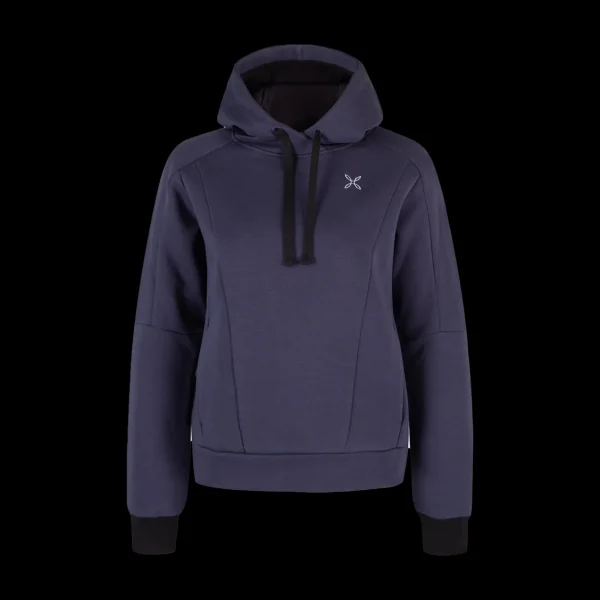 LOGO COTTON HOODED SWEATER WOM<Montura Discount