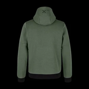 LOGO COTTON HOODED SWEATER<Montura Shop