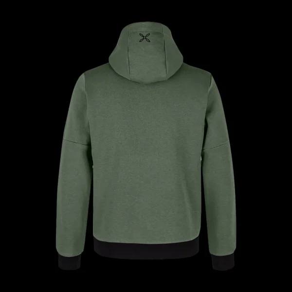 LOGO COTTON HOODED SWEATER<Montura Shop