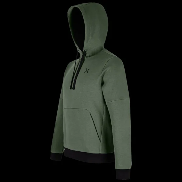 LOGO COTTON HOODED SWEATER<Montura Shop