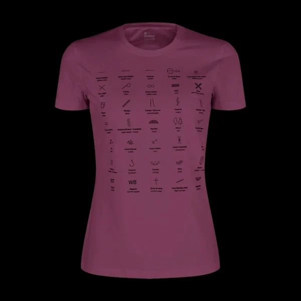 TOPOGRAPHIC T-SHIRT WOMAN<Montura Shop