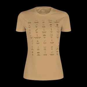 TOPOGRAPHIC T-SHIRT WOMAN<Montura Best Sale