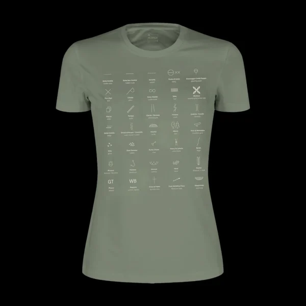 TOPOGRAPHIC T-SHIRT WOMAN<Montura Fashion