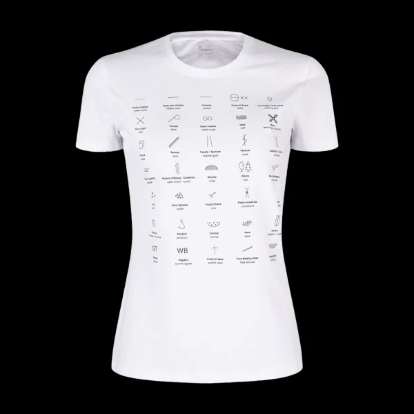 TOPOGRAPHIC T-SHIRT WOMAN<Montura Flash Sale